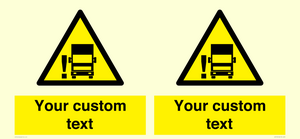 Custom warning blindspot